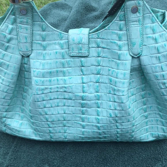 🎉🎉🎉💙HOST PICK NWT Color Mint La Scala Brahmin - Picture 4 of 8